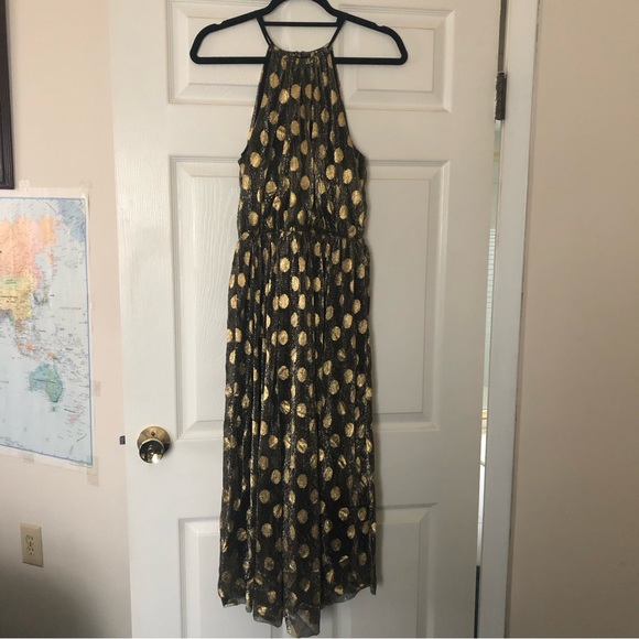 NWT Anthropologie Sunday in Brooklyn Confetti Halter Midi Dress Size Small - Picture 4 of 6